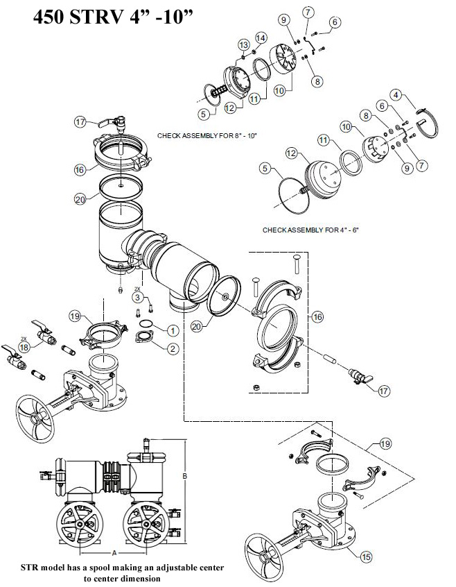 Schematic for Wilkins 450STRV 4" - 10"